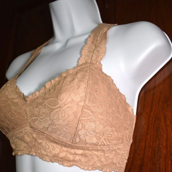 Free People Nude Lace Bra Size Small - Picture 3 of 14